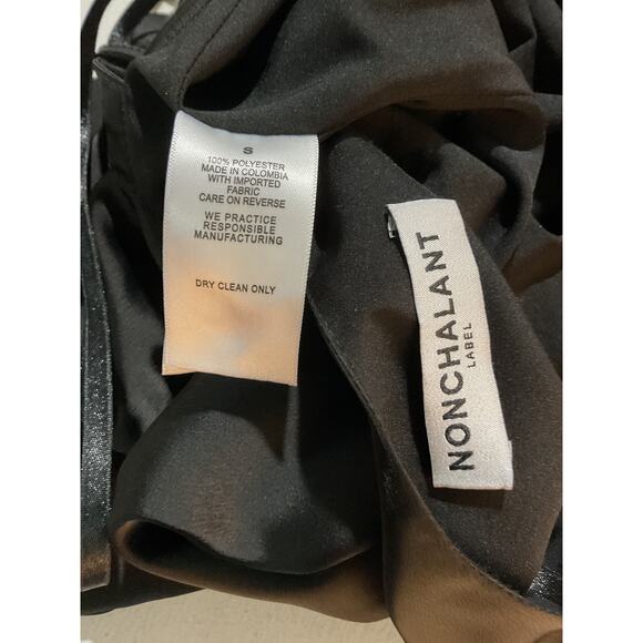 Nonchalant Label 'Naia' Black Polyester Dress Size S - Picture 4 of 4
